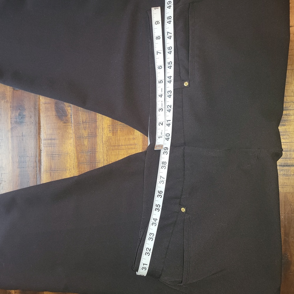 Anne Klein black slacks 38" waist no size tag #0113